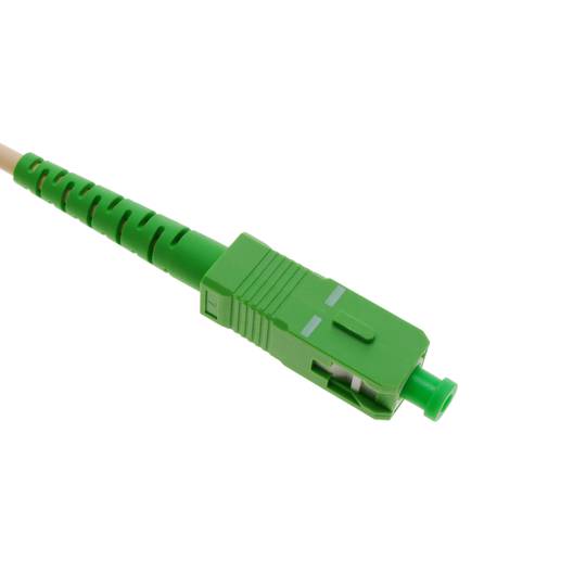 Kabel światłowodowy SC / APC do SC / APC jednomodowy pojedynczy G657A2 9/125 50 cm OS2