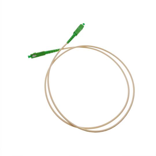 Kabel światłowodowy SC / APC do SC / APC jednomodowy pojedynczy G657A2 9/125 50 cm OS2