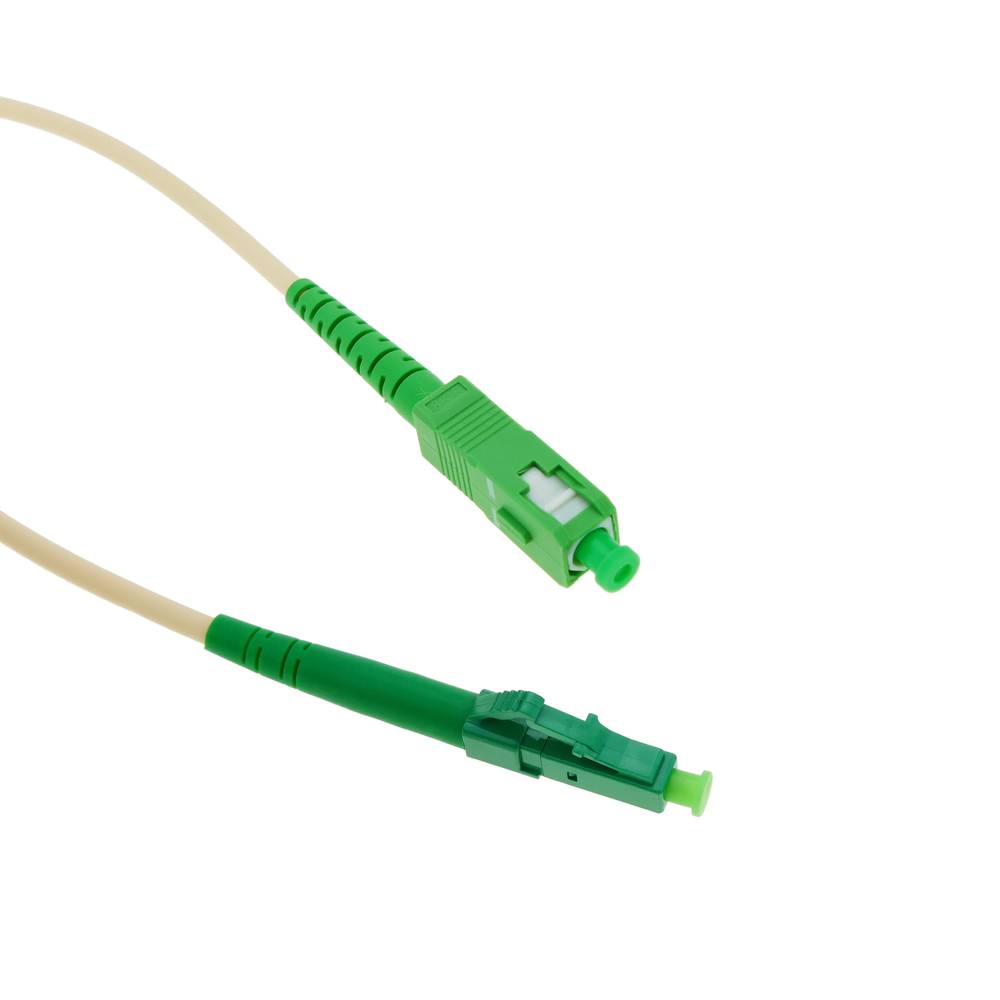 Fiber Optic Cable LC/APC auf SC/APC-Simplex Singlemode G657A2 9/125 von 2 m OS2