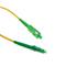 Cable de fibra óptica LC/APC a SC/APC monomodo simplex G657A2 9/125 de 10 m OS2