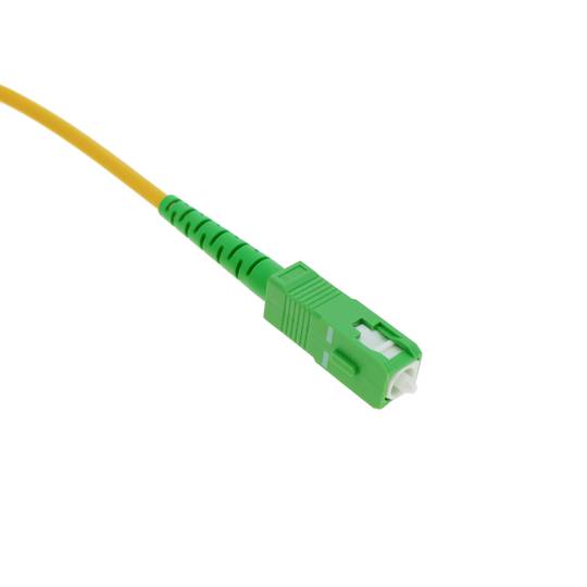 Cable de fibra óptica LC/APC a SC/APC monomodo simplex G657A2 9/125 de 10 m OS2