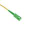 Cable de fibra óptica LC/APC a SC/APC monomodo simplex G657A2 9/125 de 10 m OS2