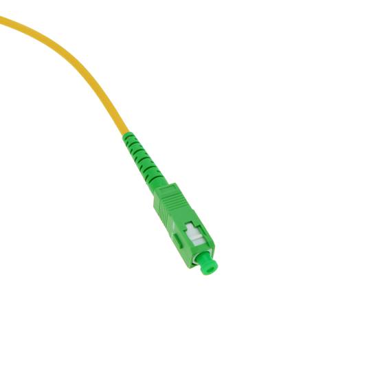 Cable de fibra óptica de 10 m SC/APC a SC/APC monomodo simplex 9/125 OS2 -  Cablematic