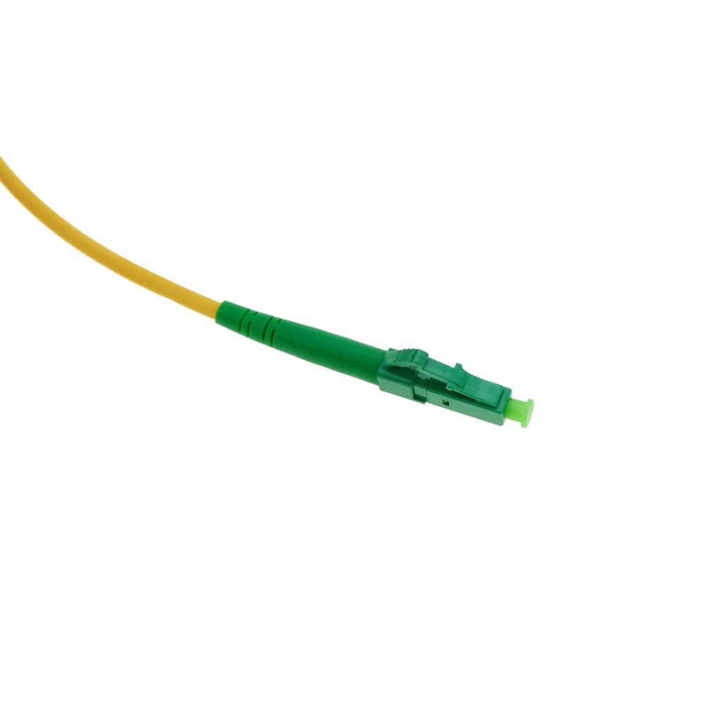 LWL Glasfaser-Kabel Lichtwellenleiter 0,5 Meter Simplex 9/125 Patchkabel G.657.A2 0,5m OS2 gelb LC/APC-SC/UPC 