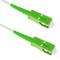 Cable de fibra òptica SC/APC a SC/APC monomode simplex 9/125 de 30 m OS2 blanc