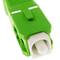 Cable de fibra òptica SC/APC a SC/APC monomode simplex 9/125 de 30 m OS2 blanc