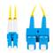 Kabel światłowodowy Lanberg SC/UPC na LC/UPC SM Duplex G.657.A1 9/125 1m