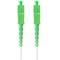 Lanberg Cable de fibra óptica SC/APC-SC/APC monomodo simplex G657A2 LSZH blanco 30m