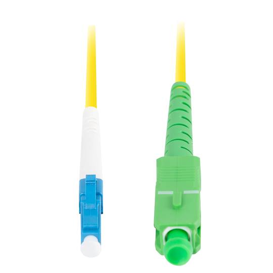 Lanberg Câble fibre optique LC/UPC-SC/APC monomode simplex G657A1 LSZH jaune 2m