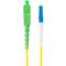 Lanberg Câble fibre optique LC/UPC-SC/APC monomode simplex G657A1 LSZH jaune 2m