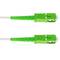 Cable de fibra òptica SC/APC a SC/APC monomode SMF SX OS2 simplex 9/125 blindat de 10 m