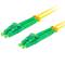 Lanberg fiber optic cable FO-LALA-SD11-0020-YE 2 m with G.657.A1 with LC/APC to LC/APC connectors