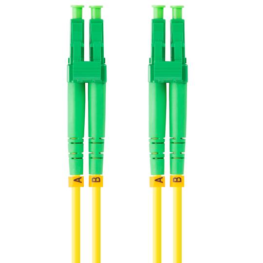 Lanberg fiber optic cable FO-LALA-SD11-0020-YE 2 m with G.657.A1 with LC/APC to LC/APC connectors
