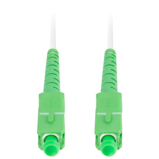 Cable de fibra óptica con conectores SC/APC G.657.B3 5 metros de Lanberg FO-SASA-SS31-0050-WH