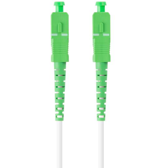 Cable de fibra òptica de Lanberg FO-SASA-SS21-0150-WH de 15 m G.657.A2 amb connectors SC/APC, SC/APC