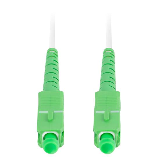 Cable de fibra óptica de Lanberg FO-SASA-SS21-0250-WH de 25 m G.657.A2, con conectores SC/APC a ambos extremos