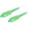 Kabel światłowodowy ze złączami SC/APC 50 metrów biały firmy Lanberg FO-SASA-SS21-0500-WH