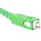 Kabel światłowodowy ze złączami SC/APC 50 metrów biały firmy Lanberg FO-SASA-SS21-0500-WH