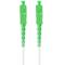 Kabel światłowodowy ze złączami SC/APC 50 metrów biały firmy Lanberg FO-SASA-SS21-0500-WH