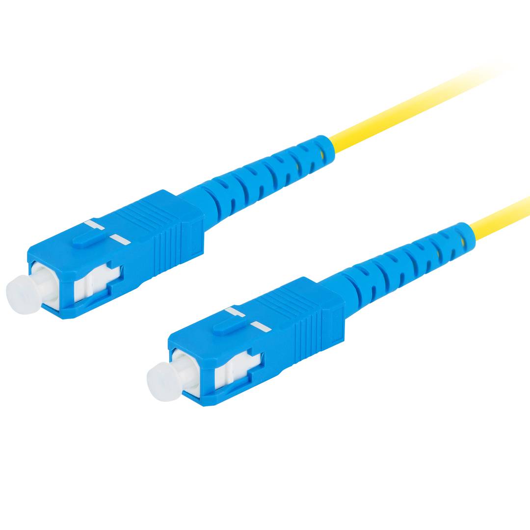 Kabel optyczny ze złączami SC/UPC G.657.A1 2m Lanberg FO-SUSU-SS11-0020-YE