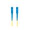 Lanberg Glasfaserkabel FO-SUSU-SS11-0100-YE 10 m G.657.A1 mit SC/UPC und SC/UPC Steckern