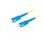 Lanberg Glasfaserkabel FO-SUSU-SS11-0100-YE 10 m G.657.A1 mit SC/UPC und SC/UPC Steckern