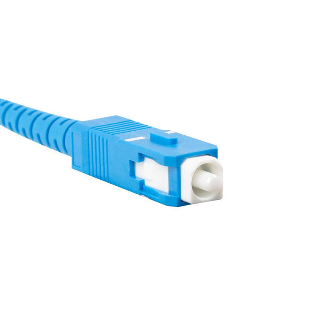 Lanberg Glasfaserkabel FO-SUSU-SS11-0100-YE 10 m G.657.A1 mit SC/UPC und SC/UPC Steckern