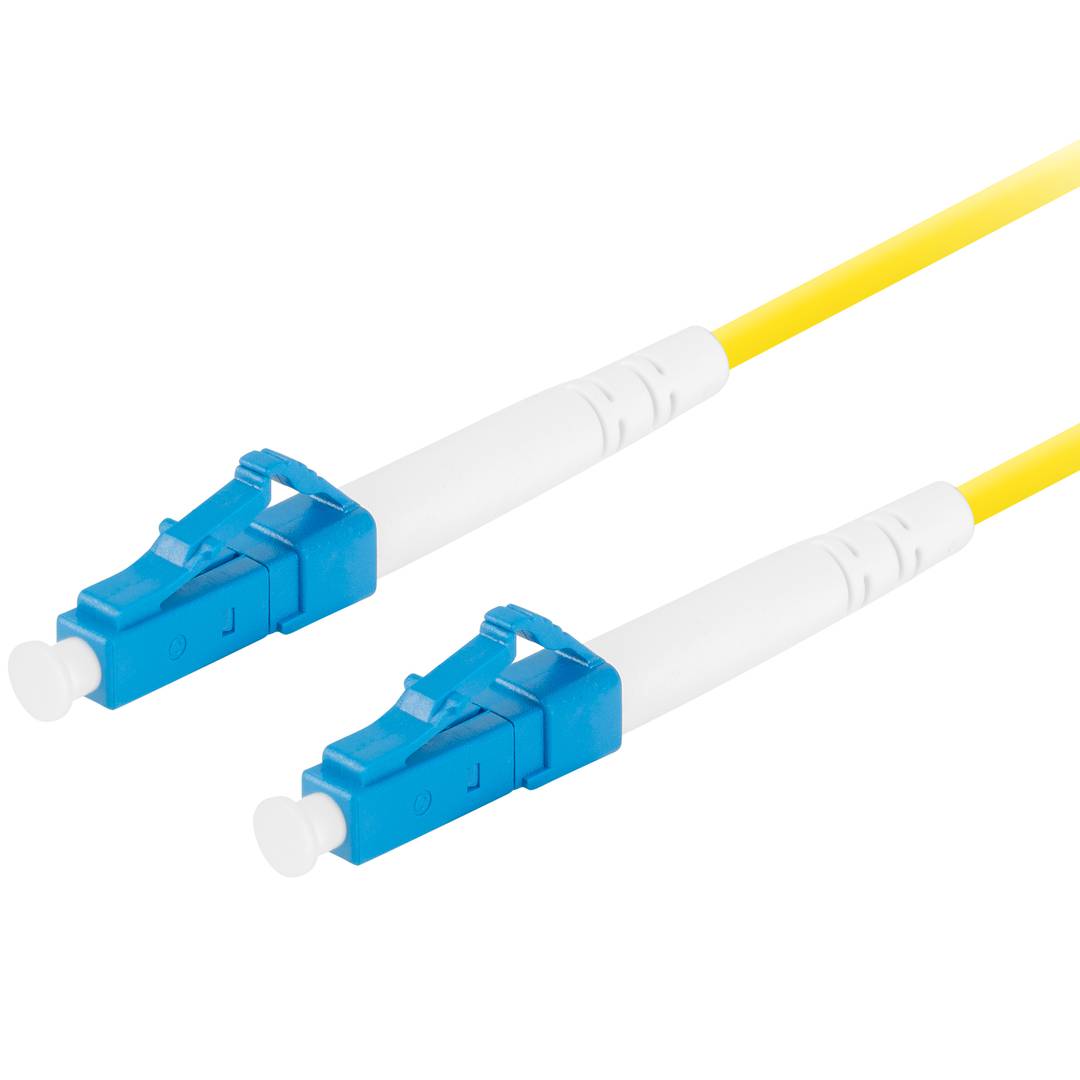 Cabo de fibra óptica Lanberg FO-LULU-SS11-0020-YE 2 m G.657.A1 com conectores LC/UPC em ambas as extremidades