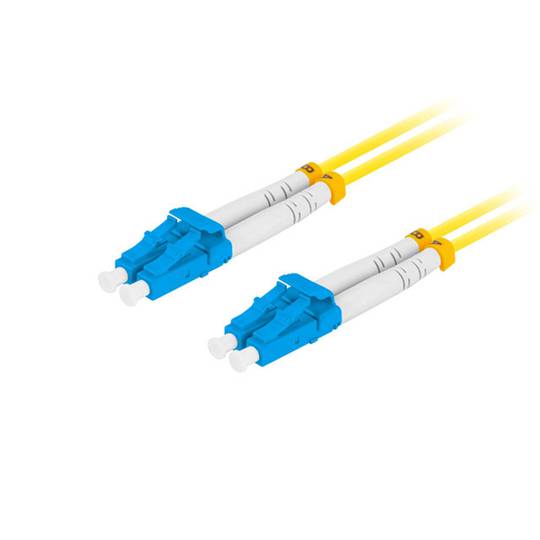 Cable de fibra òptica de Lanberg FO-LULU-SD11-0030-YE de 3 m G.657.A1 amb connectors LC/UPC a LC/UPC