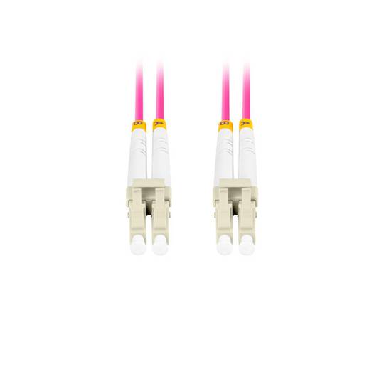 Lanberg fiber optic cable FO-LULU-MD41-0100-VT 10 m with LC/UPC and OM4 connectors