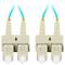Câble optique Lanberg avec connecteurs SC/UPC OM3 1 mètre FO-SUSU-MD31-0010-TQ