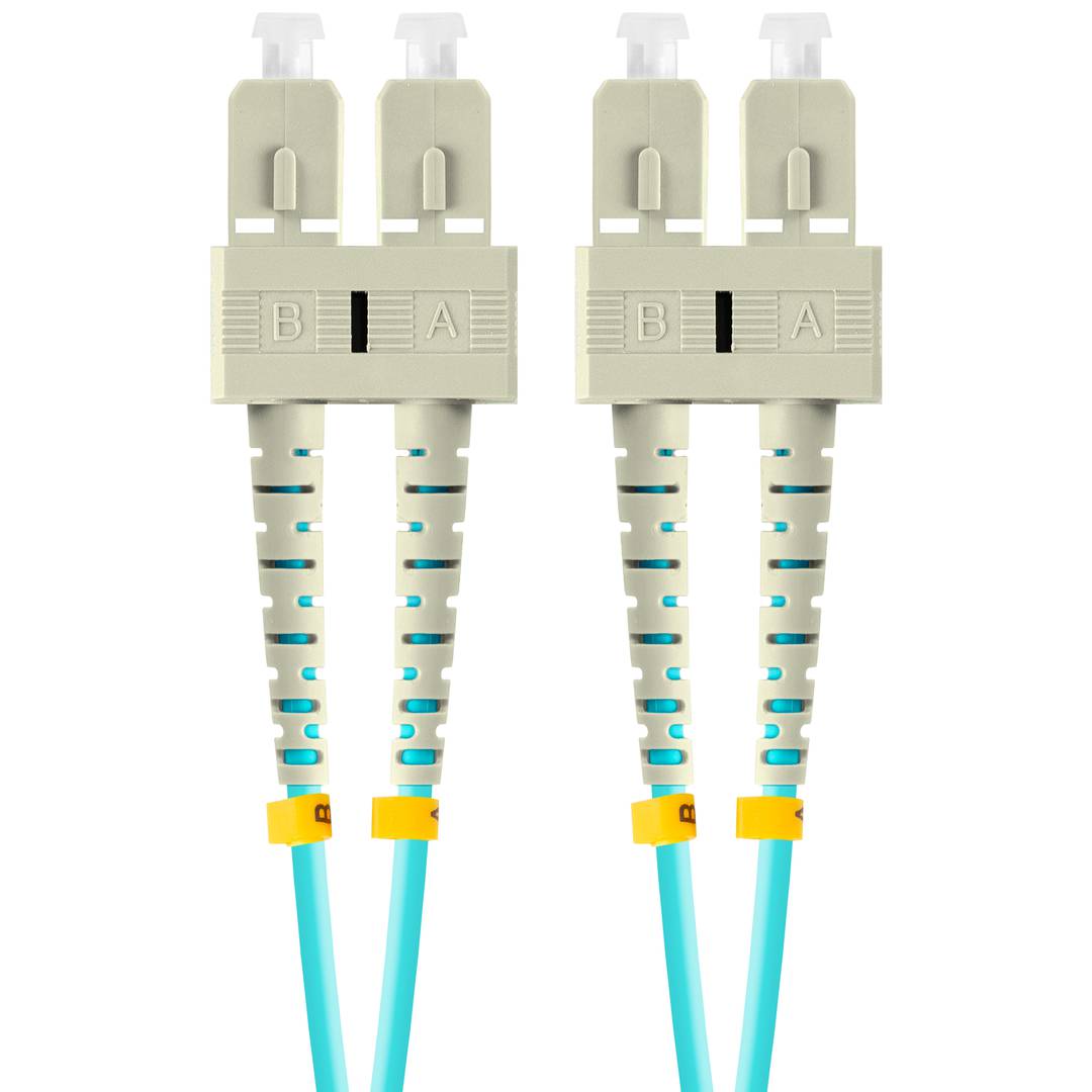 Câble optique Lanberg avec connecteurs SC/UPC OM3 1 mètre FO-SUSU-MD31-0010-TQ
