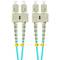 Câble optique Lanberg avec connecteurs SC/UPC OM3 1 mètre FO-SUSU-MD31-0010-TQ
