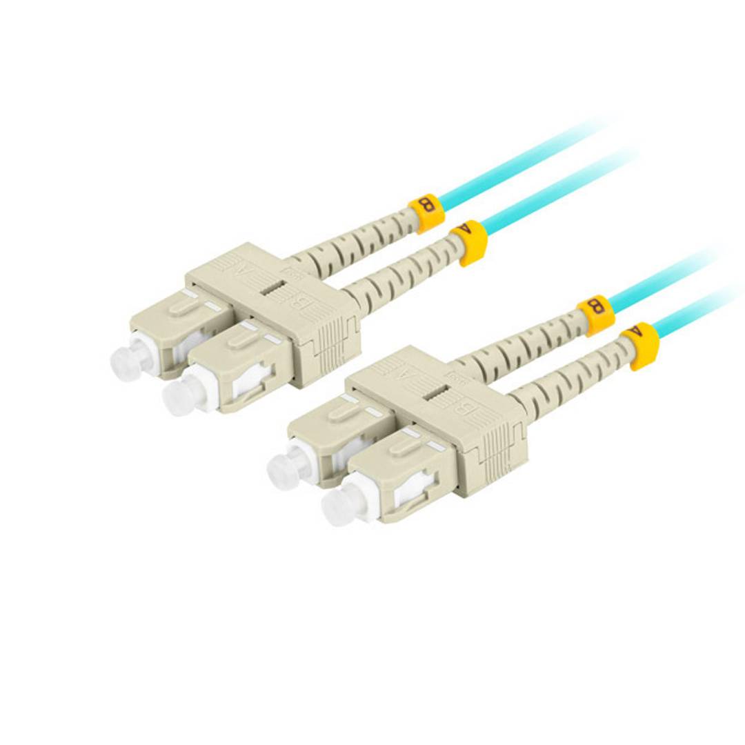 Câble optique Lanberg avec connecteurs SC/UPC OM3 1 mètre FO-SUSU-MD31-0010-TQ