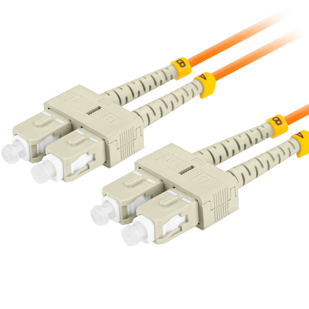 Cable òptic amb connectors SC/UPC i OM 2 metres taronja de Lanberg FO-SUSU-MD21-0020-OG