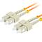 Cable òptic amb connectors SC/UPC i OM 2 metres taronja de Lanberg FO-SUSU-MD21-0020-OG