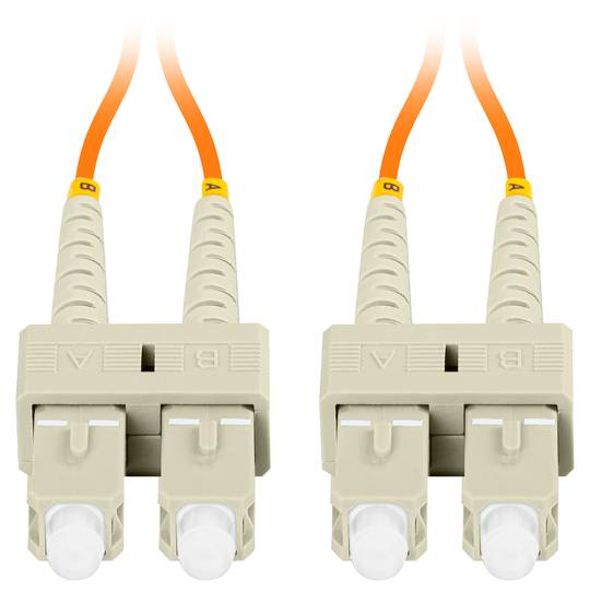 Cable òptic amb connectors SC/UPC i OM 2 metres taronja de Lanberg FO-SUSU-MD21-0020-OG