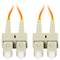 Cable òptic amb connectors SC/UPC i OM 2 metres taronja de Lanberg FO-SUSU-MD21-0020-OG