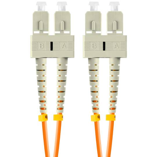 Cable òptic amb connectors SC/UPC i OM 2 metres taronja de Lanberg FO-SUSU-MD21-0020-OG