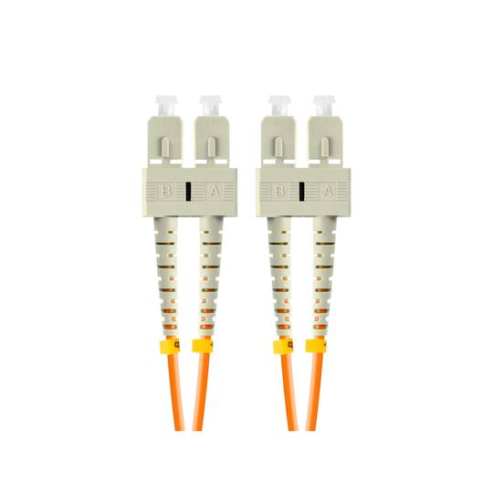 Cable de fibra òptica SC/UPC a SC/UPC 5 metres de Lanberg FO-SUSU-MD21-0050-OG