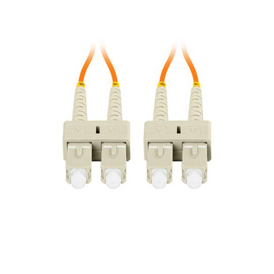 Cable de fibra òptica SC/UPC a SC/UPC 5 metres de Lanberg FO-SUSU-MD21-0050-OG