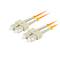 Cable de fibra òptica SC/UPC a SC/UPC 5 metres de Lanberg FO-SUSU-MD21-0050-OG