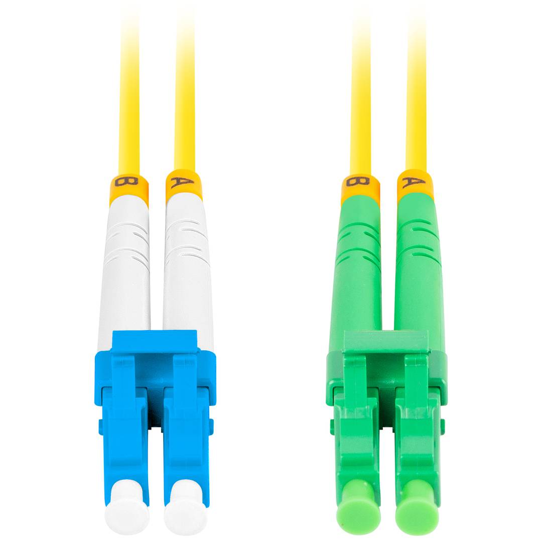 Lanberg optische kabel met SC/UPC en LC/UPC connectoren 2 meter geel FO-SULU-SD11-0020-YE