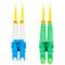 Lanberg optische kabel met SC/UPC en LC/UPC connectoren 2 meter geel FO-SULU-SD11-0020-YE