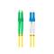 Kabel światłowodowy Lanberg FO-LALU-SD11-0020-YE 2 m G.657.A1 ze złączami LC/APC i LC/UPC