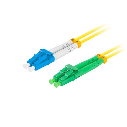 Kabel światłowodowy Lanberg FO-LALU-SD11-0020-YE 2 m G.657.A1 ze złączami LC/APC i LC/UPC