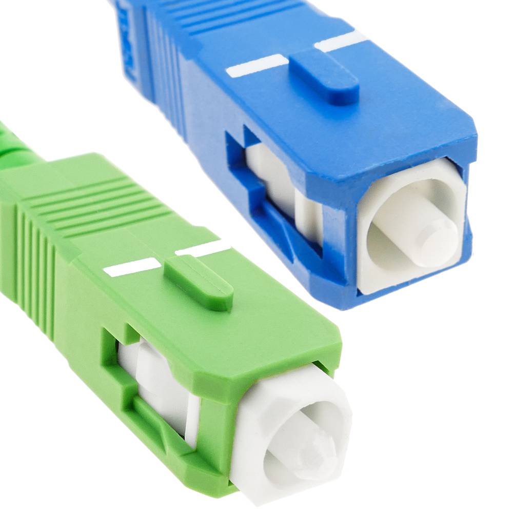 Fiber Optic Cable SC/PC auf SC/APC Simplex Singlemode 9/125 von 30 m OS2