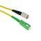 Fiber Optic Cable FC/PC a SC/APC simplex monomodale 9/125 del 50 cm OS2