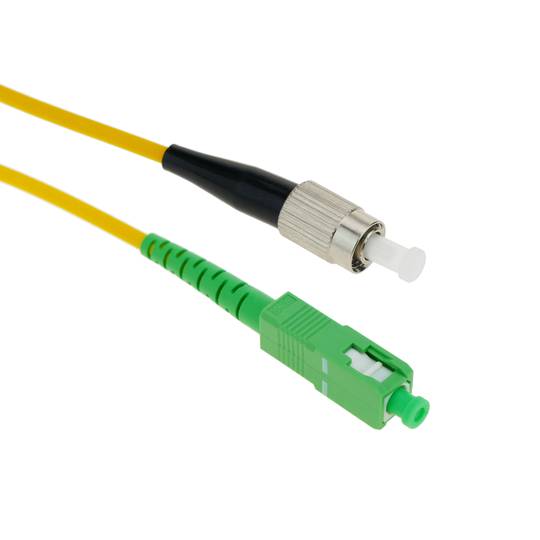 Fiber Optic Cable FC/PC a SC/APC simplex monomodale 9/125 del 50 cm OS2