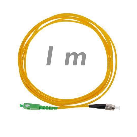 Fiber Optic Cable FC/PC to SC/APC simplex singlemode 9/125 of 1 m OS2